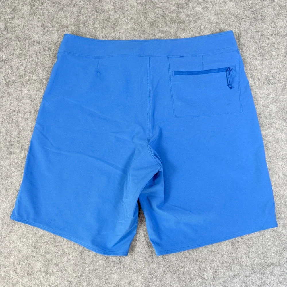 Patagonia Board Shorts Mens 33 Blue Stretch Planing Swim Trunks NEW Without Tags